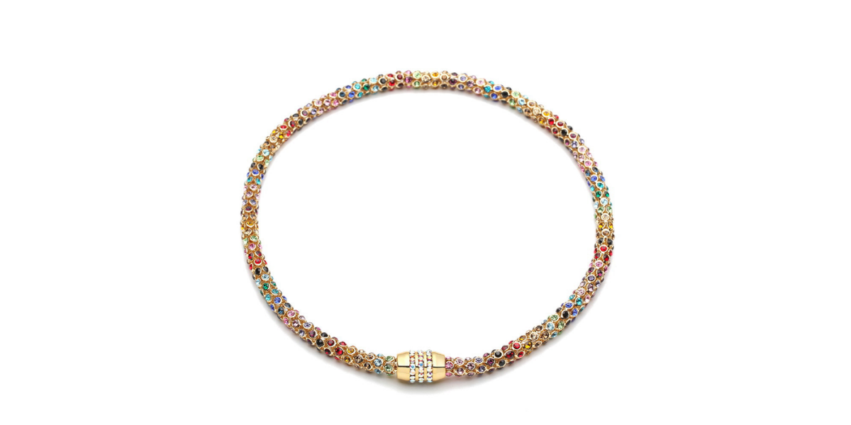 Rainbow Crystal Choker