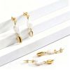 Picture of A²OTP Women's Delicate Pearl & Heart Jewelry Set (Necklace + Earrings) – Gentle Sweet Style – Perfect Gift
