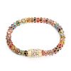 Picture of A²OTP Colored Crystal Full Diamond Bracelet - Sparkling Jewelry - Stylish and Versatile Accessory - Ideal Gift