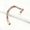 Picture of A²OTP Colored Crystal Full Diamond Bracelet - Sparkling Jewelry - Stylish and Versatile Accessory - Ideal Gift